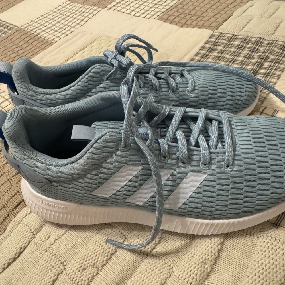 Adidas Sky Blue Mesh Sneakers